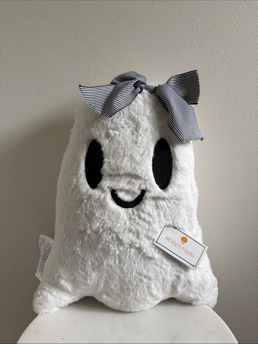 Target Bullseye Playground Ghost with Bow Pillow